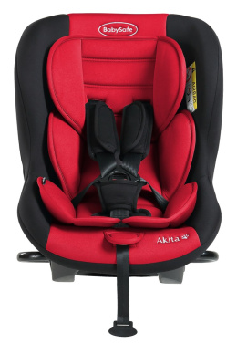 Akita fotelik samochodowy 0-18 montowany tyłem Plus Test BabySafe czerwony