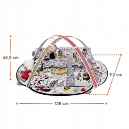 EDUMEE Kinderkraft Mata edukacyjna kontrastowa