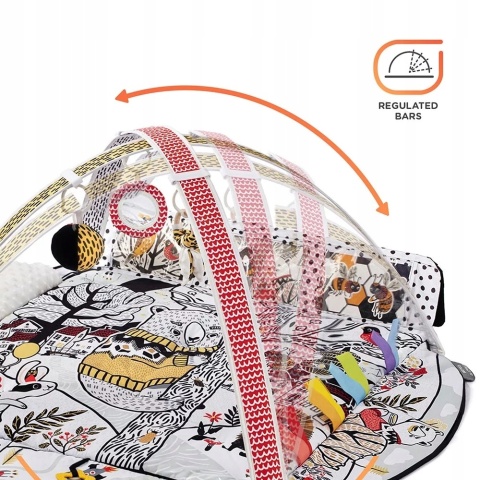 EDUMEE Kinderkraft Mata edukacyjna kontrastowa