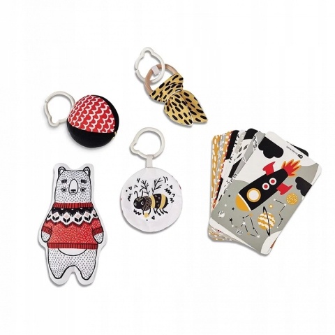 EDUMEE Kinderkraft Mata edukacyjna kontrastowa