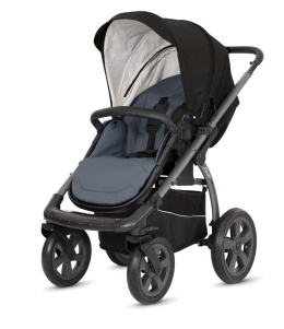 X-MOVE 2w1 WÓZEK SPACEROWY Z GONDOLĄ X-PRAM LIGHT X-LANDER lunar black