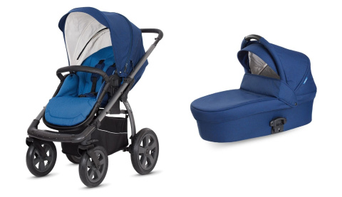 X-MOVE 2w1 WÓZEK SPACEROWY Z GONDOLĄ X-PRAM LIGHT X-LANDER night blue