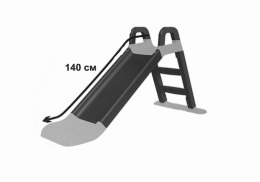 Zjeżdżalnia ogrodowa 140 cm różowo-fioletowa #G2