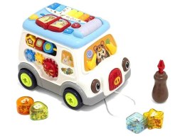 Multifunkcyjny Edukacyjny Samochód Autobus Do Skręcania Pianinko Sorter