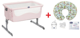 Chicco spanie z dzieckiem Next 2 Me CO-SLEEPING łóżeczko dostawne 0m+ Next2me + GRATIS 100PLN french rose