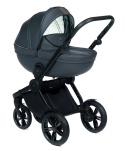 LUXOR 3w1 Dada Prams wózek dziecięcy z fotelikiem Kite 0-13kg - Graphite