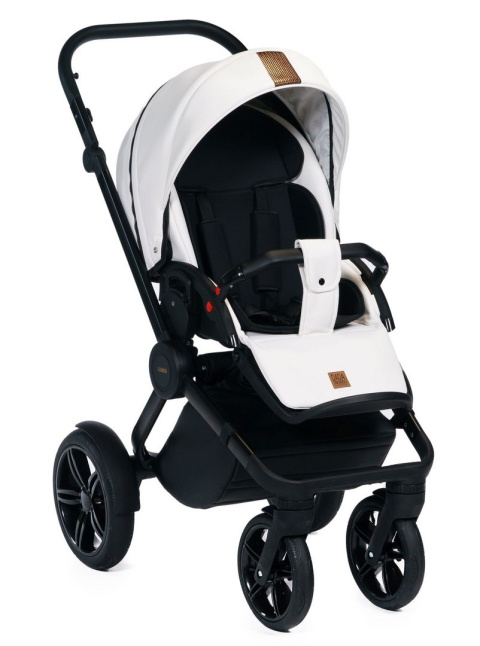 LUXOR 3w1 Dada Prams wózek dziecięcy z fotelikiem Kite 0-13kg - White