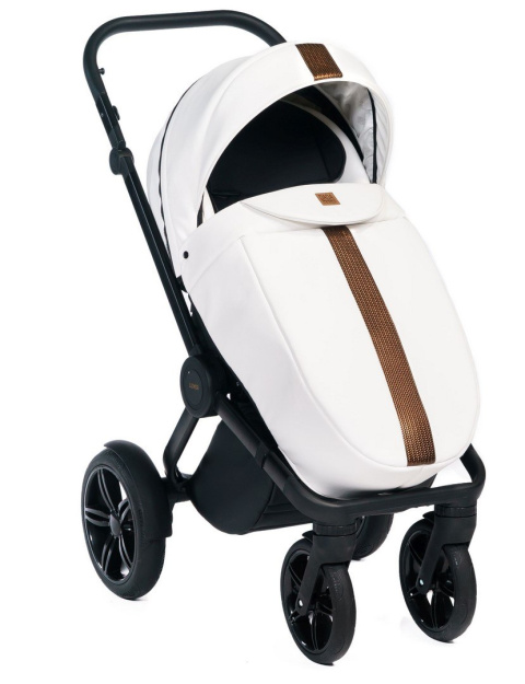 LUXOR 3w1 Dada Prams wózek dziecięcy z fotelikiem Kite 0-13kg - White