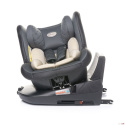 ROLL-FIX 4Baby Fotelik samochodowy 0-18 kg ISOFIX grey