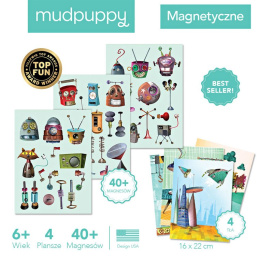 Mudpuppy Magnetyczne postacie Roboty 6+