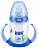 Butelka NUK FIRST CHOICE z podwójnym uchwytem 150 ml niekapek 6-18m 743.392