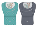 FOXY BERTONI LEKKI 7 KG WÓZEK SPACEROWY + OSŁONA NA NÓŻKI - green&grey friends