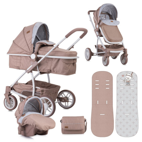 WÓZEK 3W1 S500 Lorelli Bertoni Beige Indian