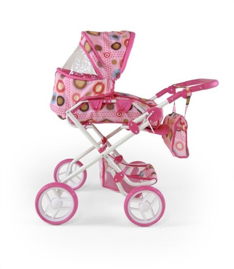 Milly Mally Wózeczek dla lalek Paulina pink/brown (0205, Milly Mally)