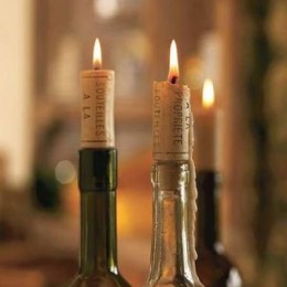 Świeczki korki do wina