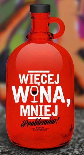 Butla fioletowa - Więcej wina