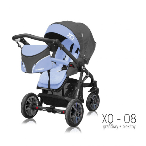 Sport XQ BabyActive Wózek spacerowy idealny na drogi i bezdroża! XQ-08 - czarny stelaż