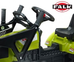 Falk Traktor Claas z Przyczepą i Łyżką na pedały