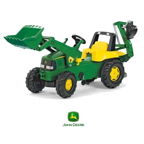 Rolly Toys rollyJunior Traktor na Pedały John DEERE + Łyżka + Tur