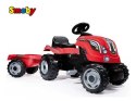 Traktor na pedały dla dziecka Smoby Farmer XL z przyczepą - Czerwony