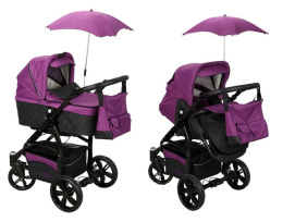 Babysafe Adventure 2w1 Głęboko-Spacerowy Purple