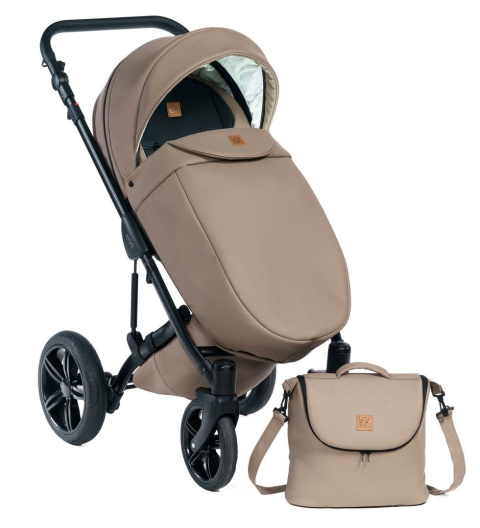 MAX 500 3w1 Dada Prams wózek dziecięcy z fotelikiem Kite 0-13kg - Natural Beige