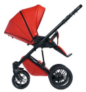 MAX 500 3w1 Dada Prams wózek dziecięcy z fotelikiem Kite 0-13kg - Red Carpet