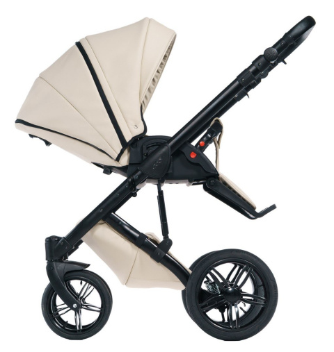 MAX 500 3w1 Dada Prams wózek dziecięcy z fotelikiem Kite 0-13kg - Almond Milk