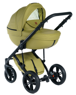 MAX 500 3w1 Dada Prams wózek dziecięcy z fotelikiem Kite 0-13kg - Spring Green