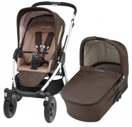 MURA PLUS 4 Maxi Cosi 3w1 z Pebble walnut brown