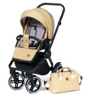 COMPASS 3w1 Dada Prams wózek dziecięcy z fotelikiem Kite 0-13kg - Beige