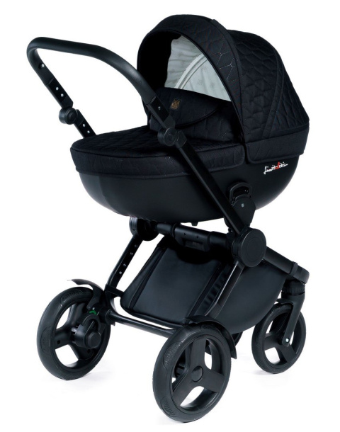 LIMITED EDITION 3w1 Dada Prams wózek dziecięcy z fotelikiem Kite 0-13kg - Black Code