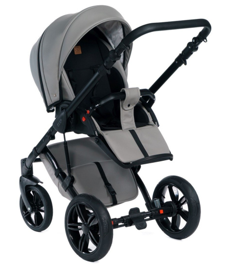 MAX 500 3w1 Dada Prams wózek dziecięcy z fotelikiem Kite 0-13kg - Light Grey
