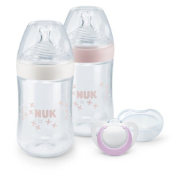 Nuk zestaw Nature Sense Twin Set 225145 różowy