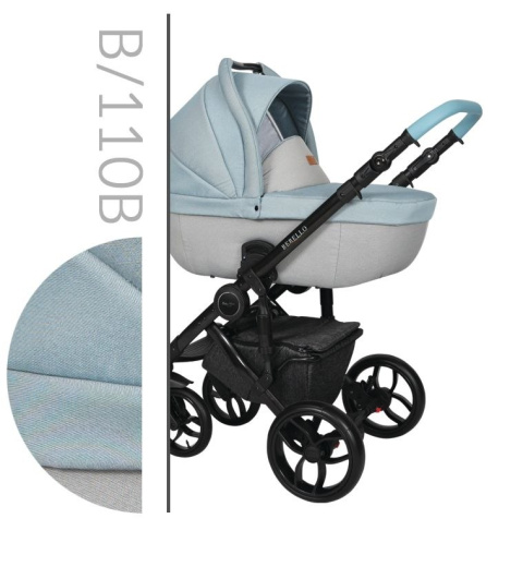 BEBELLO 3w1 Baby Merc wózek dziecięcy z fotelikiem 0-13kg B/110B