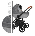 BEBELLO 3w1 Baby Merc wózek dziecięcy z fotelikiem 0-13kg B/115B