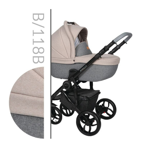 BEBELLO 3w1 Baby Merc wózek dziecięcy z fotelikiem 0-13kg B/118B