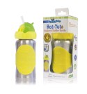 Termobutelka ze słomką Pacific Baby 265 ml - Silver Yellow