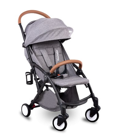 Julie Lionelo lekki wózek spacerowy 5,8kg 5lat Gwarancji - black/grey