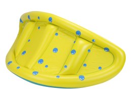 Kółko do pływania dla niemowląt koło pontonik dla dzieci dmuchany z siedziskiem z daszkiem 65x73cm 40kg