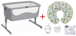 Chicco spanie z dzieckiem Next 2 Me CO-SLEEPING łóżeczko dostawne 0m+ Next2me + GRATIS 100PLN - Pearl