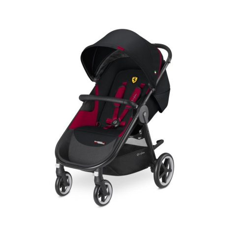 AGIS M-AIR4 CYBEX Scuderia Ferrari wózek spacerowy do 17 kg - VICTORY BLACK