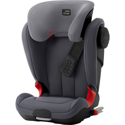 Britax Romer fotelik KIDFIX XP SICT - STORM GREY (BLACK SERIES) - 15-36 kg GRUPA 2/3 4 - 12 lat 15-36 kg 5* ADAC