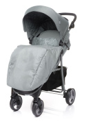 RAPID UNIQUE 2019 4Baby wózek spacerowy waga 9,9 kg - Grey