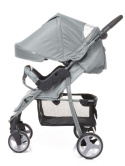 RAPID UNIQUE 2019 4Baby wózek spacerowy waga 9,9 kg - Grey