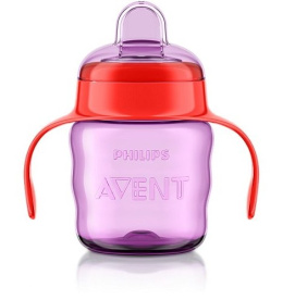 AVENT Kubek z ustnikiem 200 ml, 6 m+ SCF551/03 PINK