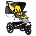 Terrain Mountain Buggy spacerówka na pompowanych kołach 12" i 16" - żółty