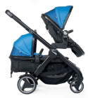 FULLY TWIN Chicco 3w1 wózek bliźniaczy z fotelikiem i bazą KeyFit 0m+ Power Blue