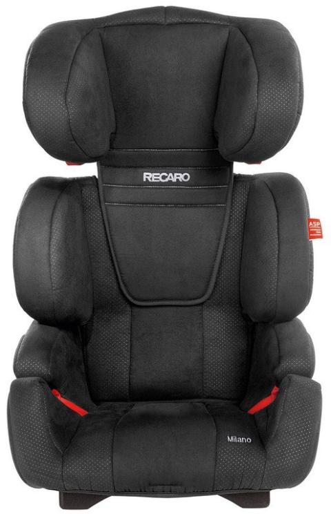 MILANO FOTELIK SAM. 15-36 KG RECARO 4 gwiazki w ADAC black  