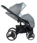 DOKKA 2w1 Dynamic Baby wózek wielofunkcyjny - steel grey D8